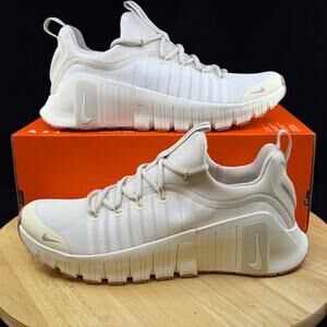 Nike Free Metcon 6 (FJ7126 011) Sneaker Trainer Beige/ Brown Size 9.5 M/ 11 Wmn